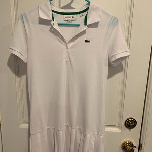Lacost White Tennis Dress Size 34